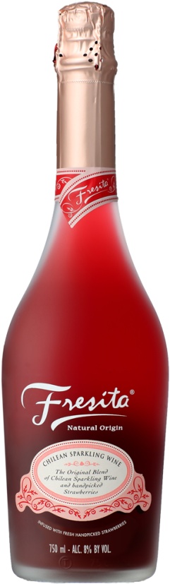Напиток виноградосодержащий Фрезита розовый сладкий 0,75л