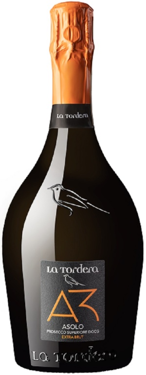 Игристое вино Просекко Супериоре Ла Тордера Азоло А3 белое экстра брют 0,75л
