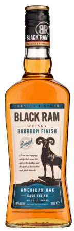 Виски Блэк Рэм Бурбон Финиш 3 года 0,5л