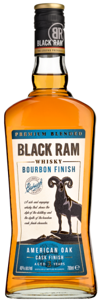 Виски Блэк Рэм Бурбон Финиш 3 года 0,7л