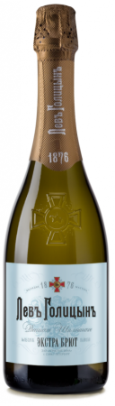 Игристое вино Наследие Мастера Левъ Голицынъ белое экстра брют 0,75л