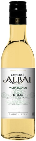 Вино Риоха Кастильо де Альбаи белое сухое 0,187л