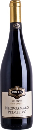 Вино Анжело Рокка Негроамаро Примитиво Саленто красное сухое 0,75л