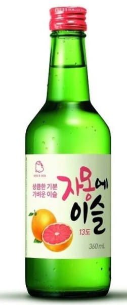 Спиртной напиток Соджу Джинро Грейпфрут 0,36л Спиртной напиток Соджу Джинро Грейпфрут 0,36л