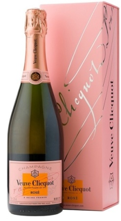 Игристое вино Шампань Вдова Клико Понсардин Розе розовое брют 0,75л п/у