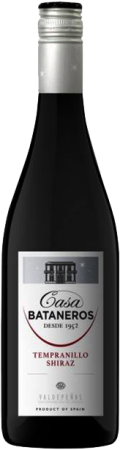 Вино Каза Батанерос Темпранильо Шираз красное полусухое 0,75л