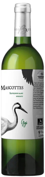 Вино Маскотт Джиджи белое сухое 0,75л
