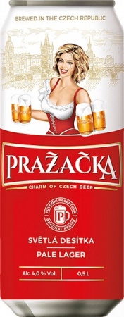 Пиво Пражечка 0,5л ж/б