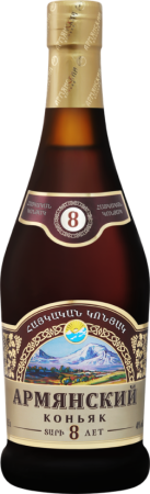 Коньяк армянский Веди Алко 8 лет 0,5л 