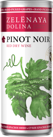 Вино Зелёная Долина Пино Нуар сухое красное 0,25л ж/б