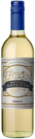 Вино Мендоса Хайтс Торронтес белое сухое 0,75л