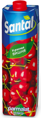 Напиток сокосодержащий Сантал Красная Вишня 1л