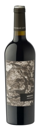 Вино Высокий берег Мерло красное сухое 0,75л