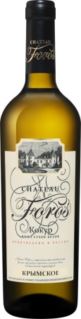 Вино Шато Форос Кокур белое сухое 0,75л