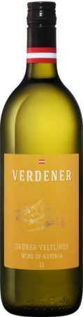 Вино Ферденер Грюнер Вельтлинер белое сухое 1л