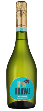 Игристое вино безалк. Ува Брава! Спарклинг Уайт белое 0,75л