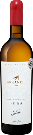 Вино Прима Гочас Коллекшн Асканели белое сухое 0,75л