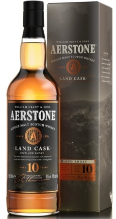 Виски Аэрстоун Лэнд Каск 10 лет 0,7л п/у