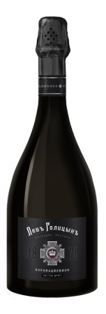 Игристое вино Наследие Мастера Левъ Голицынъ Коронационное белое экстра брют 0,75л