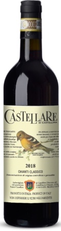 Вино Кьянти Классико Кастелларе ди Кастеллина красное сухое 0,75л