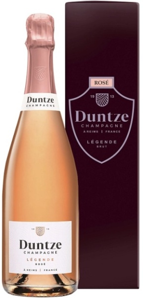 Игристое вино Шампань Дюнц Лежанд розовое брют 0,75л п/у