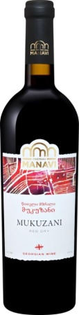 Вино Мукузани Шато Манави красное сухое 0,75л