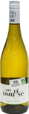 Вино безалкогольное Юби Осмос Совиньон белое полусладкое 0,75л