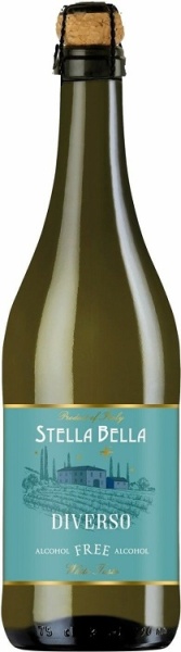 Игристое вино безалк. Стелла Белла Диверсо белое сладкое 0,75л