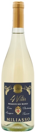 Вино Анжело Рокка 4 Витес Милиассо белое сухое 0,75л