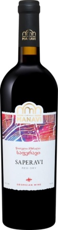 Вино Саперави Шато Манави красное сухое 0,75л