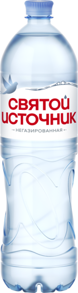 Вода питьевая Святой Источник негаз. 1,5л