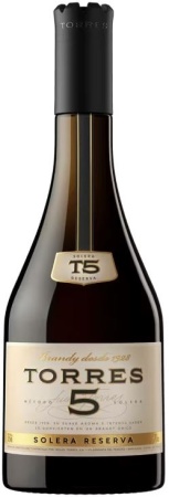 Бренди Торрес 5 Солера Резерва 0,5л