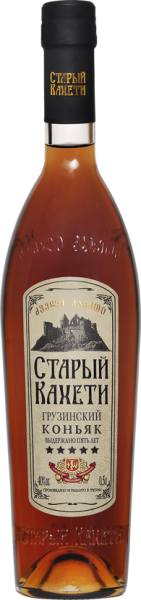 Коньяк грузинский Старый Кахети 5 лет 0,5л