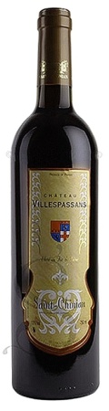 Вино Шато Виллеспассан красное сухое 0,75л