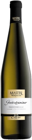 Вино Мастри Вернаколи Гевюрцтраминер белое сухое 0,75л