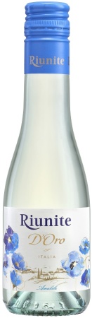 Игристое вино Риуните Д Оро белое полусладкое 0,187л
