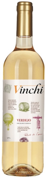 Вино Винчи Вердехо Фернандо Кастро белое полусухое 0,75л