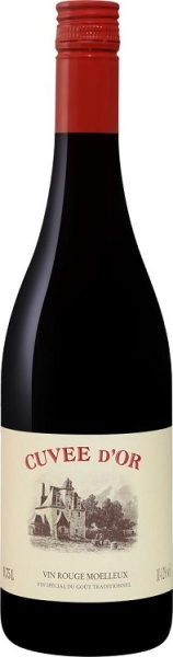 Вино Кюве Д Ор красное полусладкое 0,75л