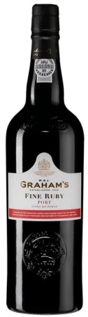 Вино ликерное Портвейн Грэмс Файн Руби красное сладкое 0,75л