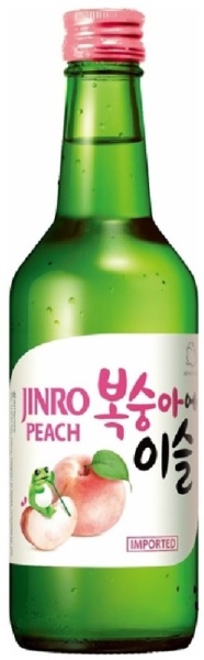 Спиртной напиток Соджу Джинро Персик 0,36л Спиртной напиток Соджу Джинро Персик 0,36л