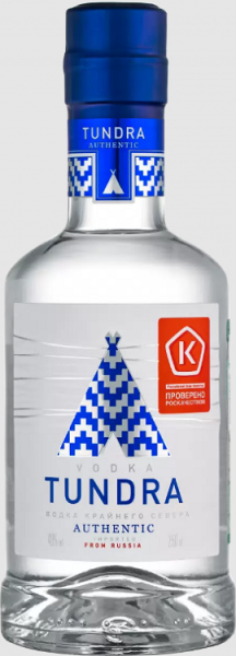 Водка Тундра Аутентик 0,375л