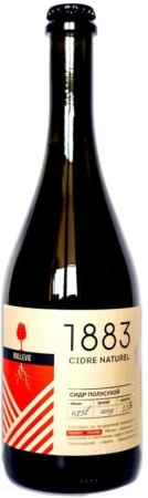 Сидр Бюльви 1883 Натурель полусухой 0,75л