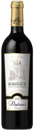 Вино Бордо Дюпре красное сухое 0,75л