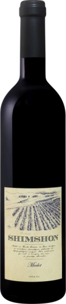 Вино Шимшон Мерло Кошерное красное сухое 0,75л Вино Шимшон Мерло Кошерное красное сухое 0,75л