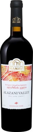 Вино Алазанская Долина Шато Манави красное полусладкое 0,75л