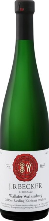 Вино Дж. Б. Беккер Валлуфер Валькенберг Рислинг Кабинетт белое сухое 0,75л