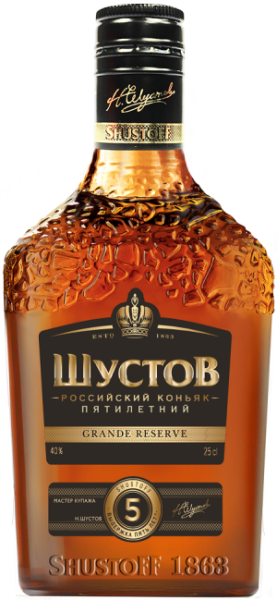 Коньяк Шустов 5 лет 0,25л