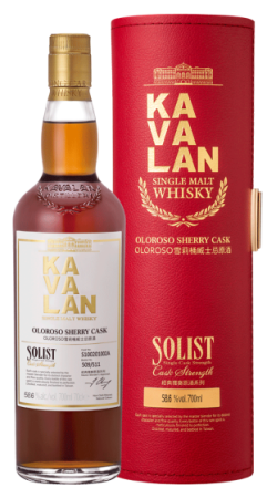 Виски Кавалан Солист Олоросо Шерри Каск Сингл Каск Стренгс 0,7л п/у