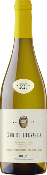 Вино Риоха Конде Де Тресагуас белое сухое 0,75л