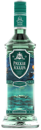 Водка Русская Эскадра лимитированная серия 0,7л (Корабль)